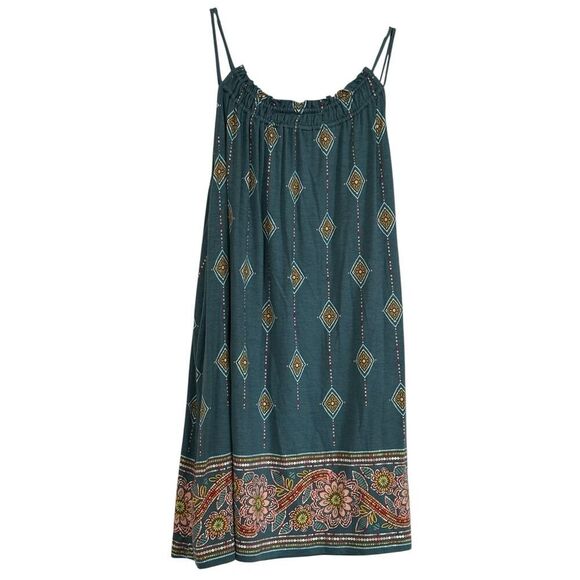 L Serein Women's Petite Sleeveless A-Line Top Paisley Print Multicolor - Picture 2 of 5